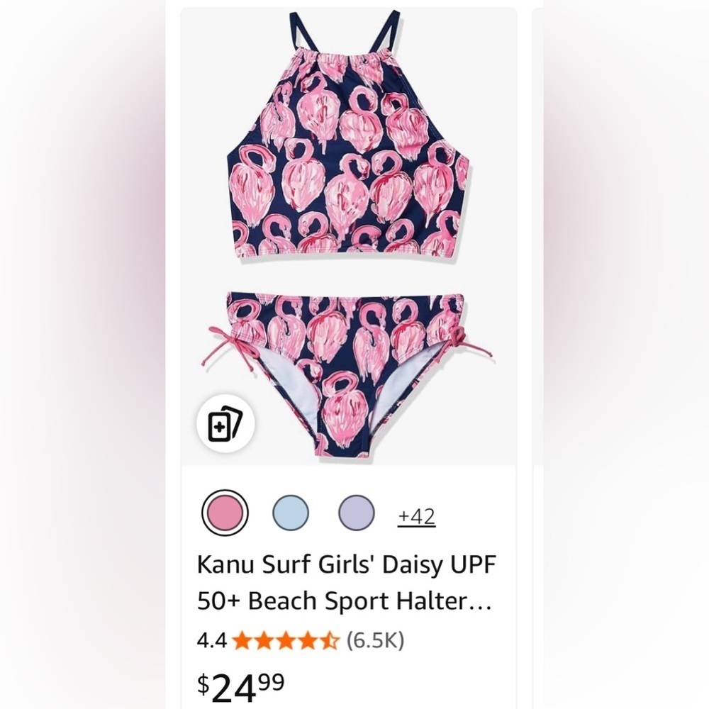 Kanu Surf Kids' Flamingo Bikini Set